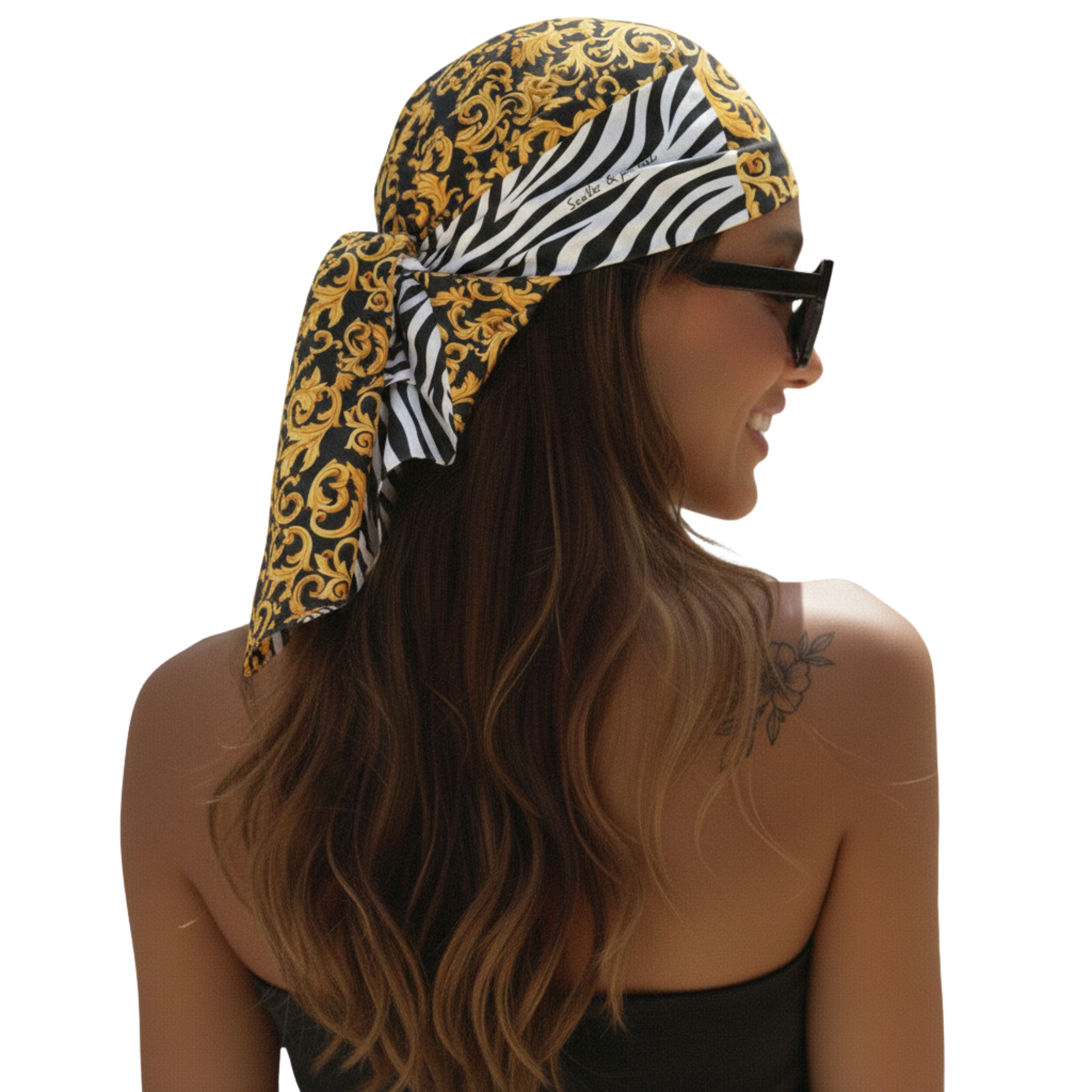 Bandana zebra reale
