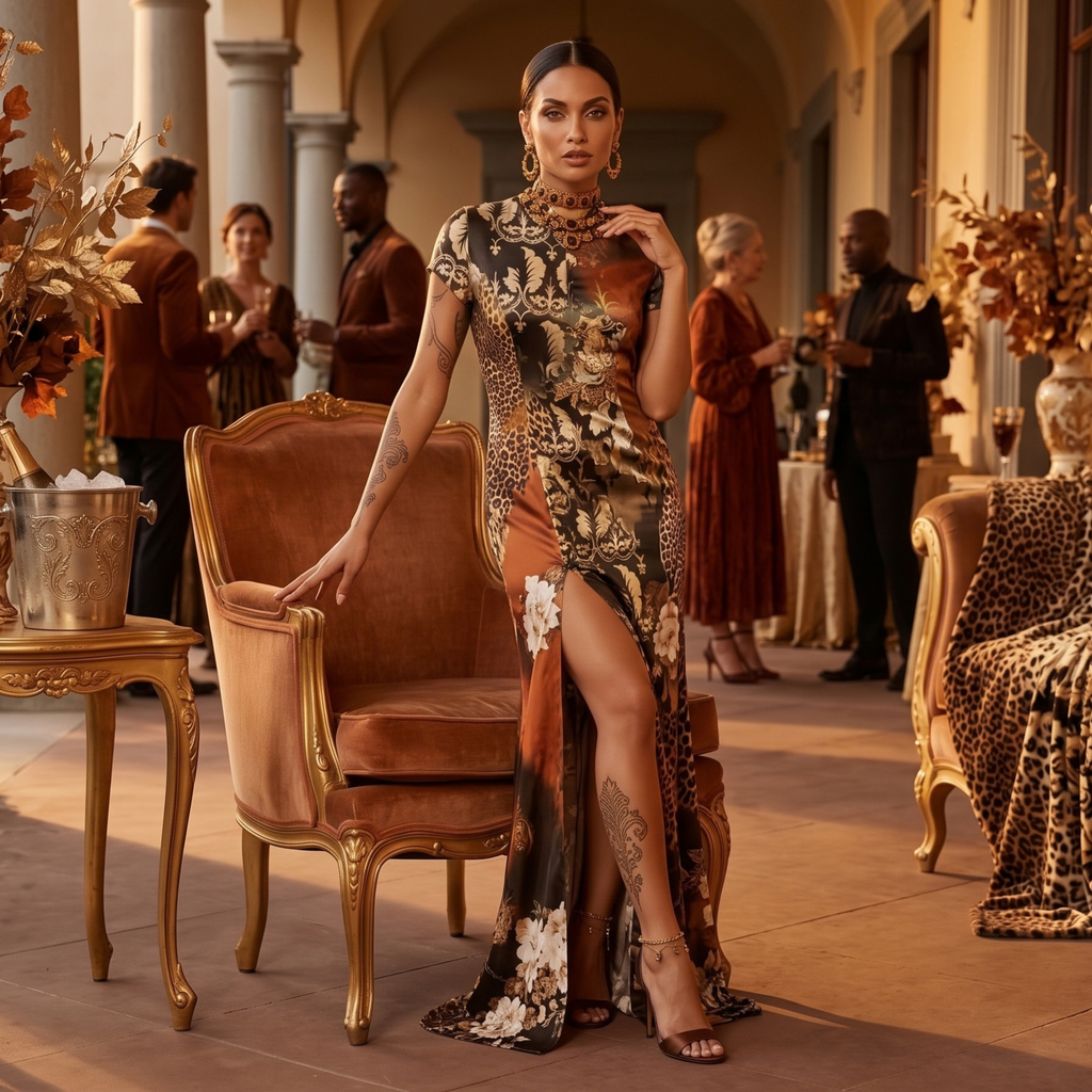 Oriental Silk Dress