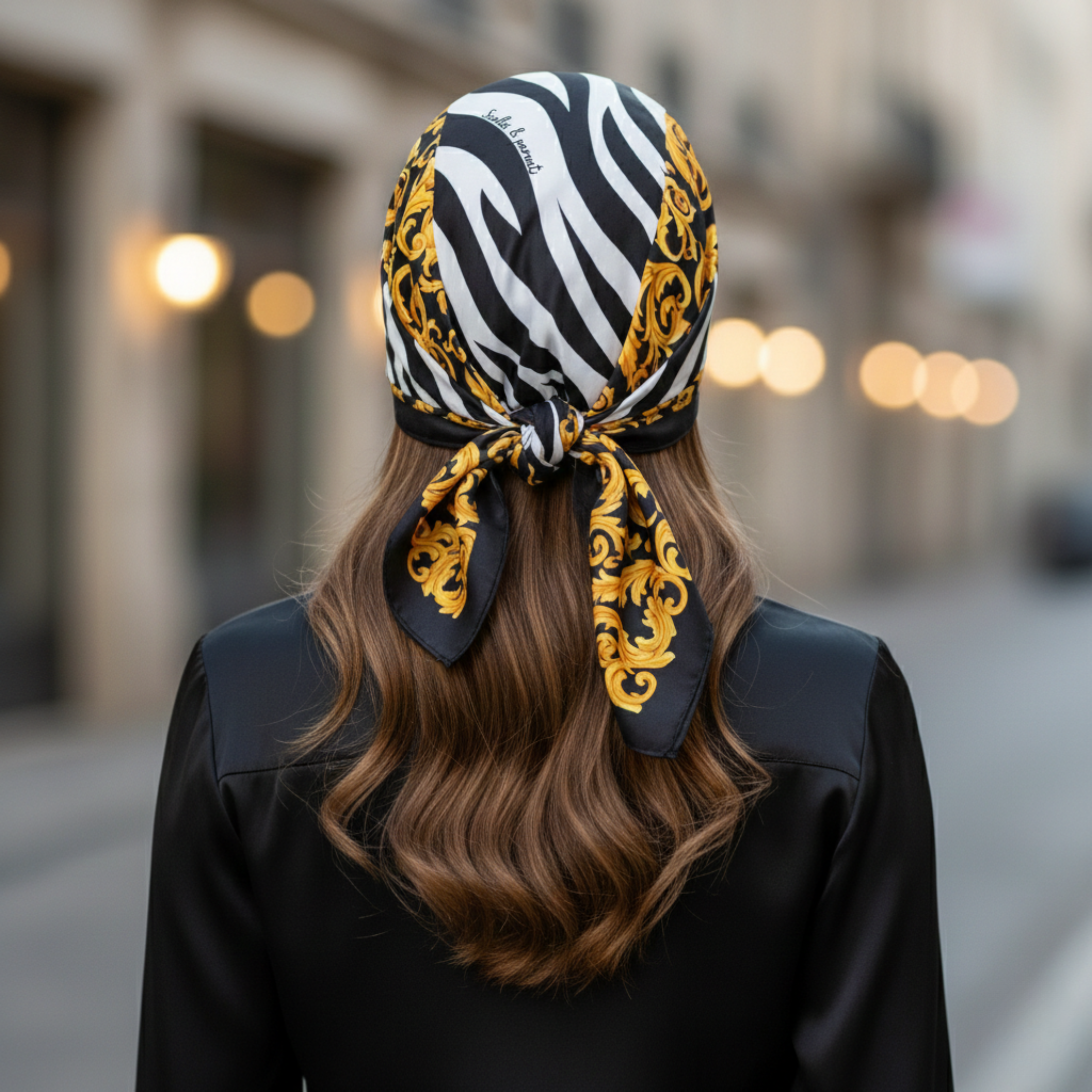 Bandana zebra reale