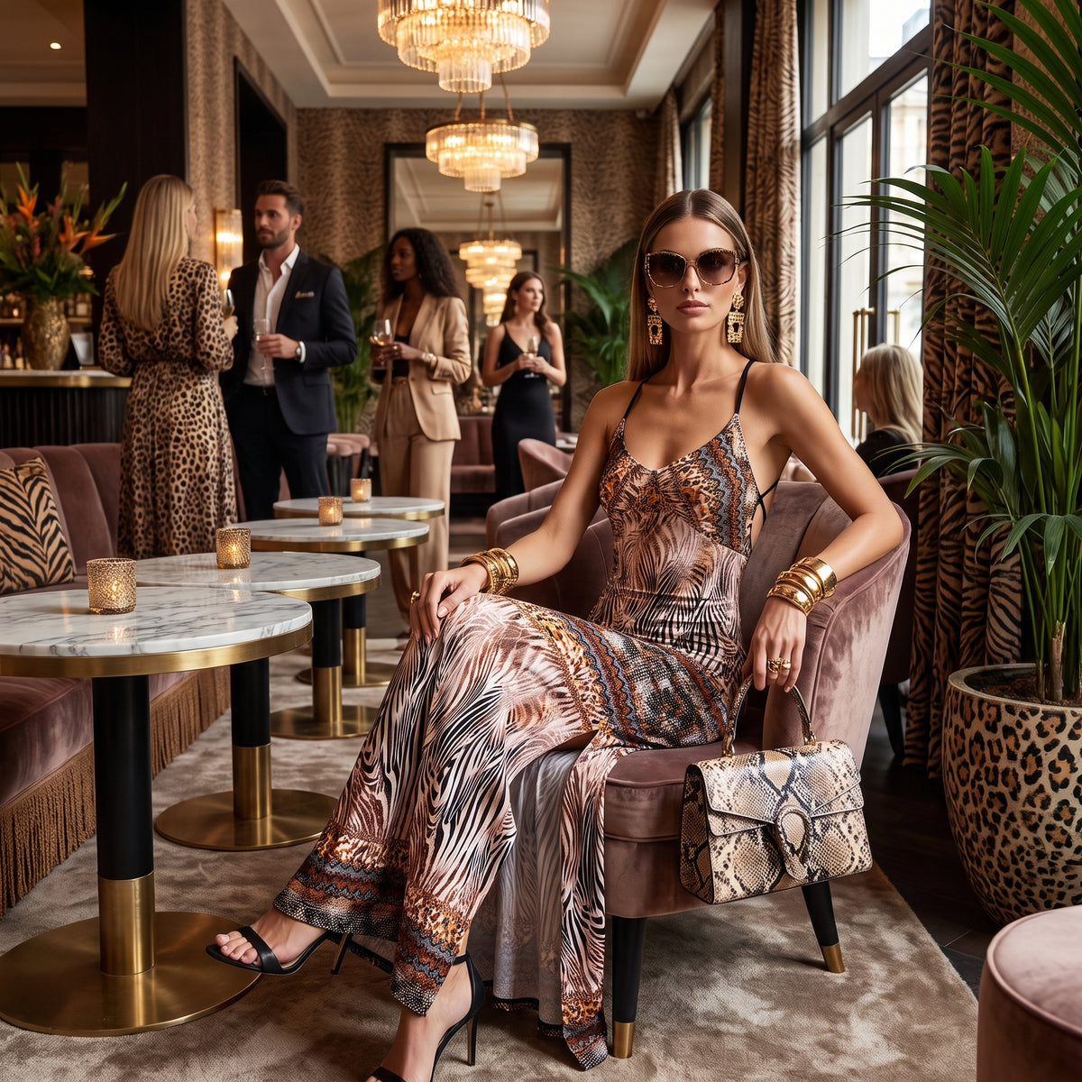 Sauvage Long Dress
