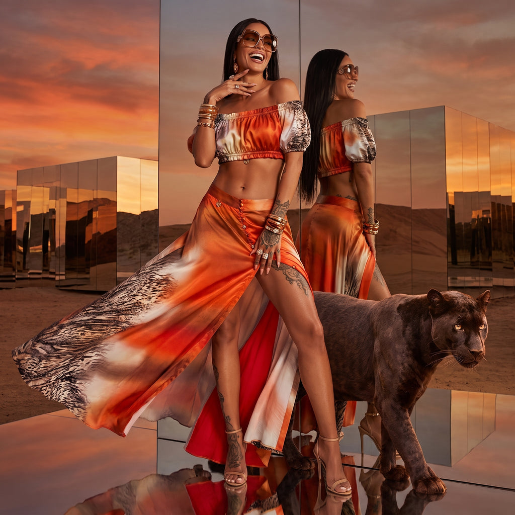 Python Pareo Skirt Outfit