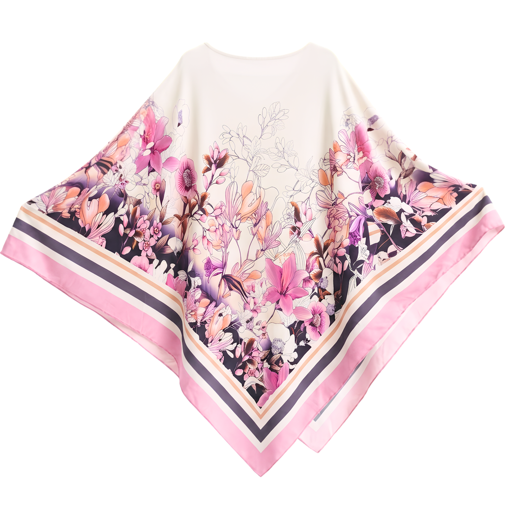 Floral Poncho