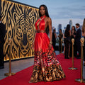 Red Leopard Dress