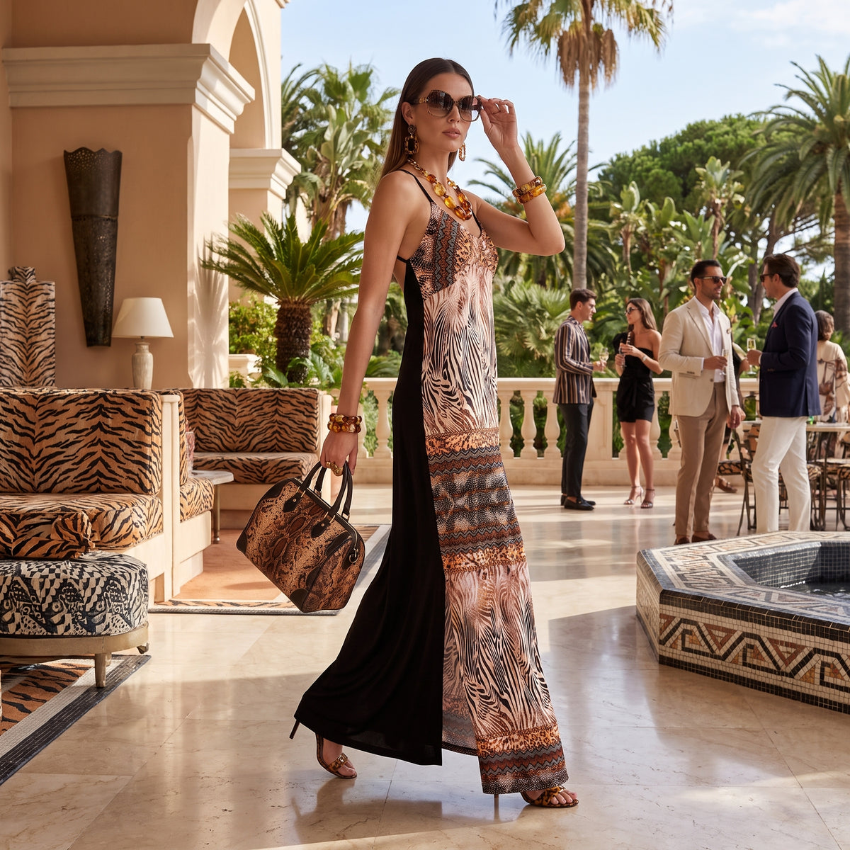 Sauvage Long Dress