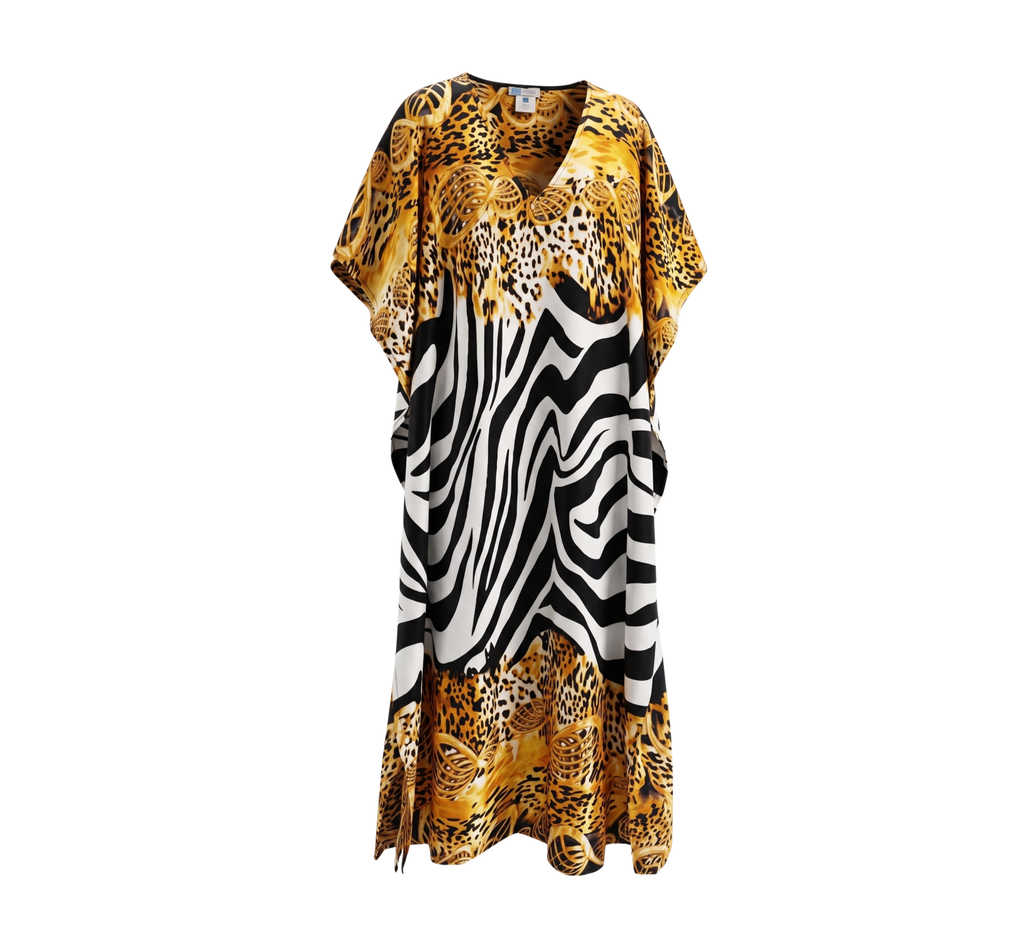 Gold Zebra Kaftan