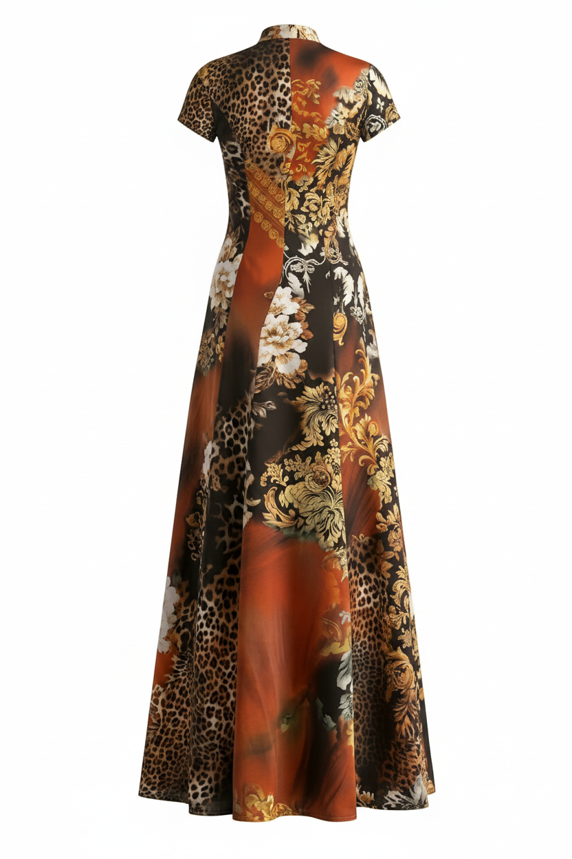 Oriental Silk Dress