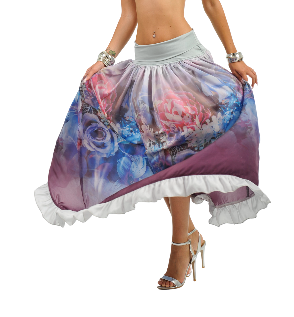 Purple Spring Boho Chic Skirt - Scalzi&Pareati