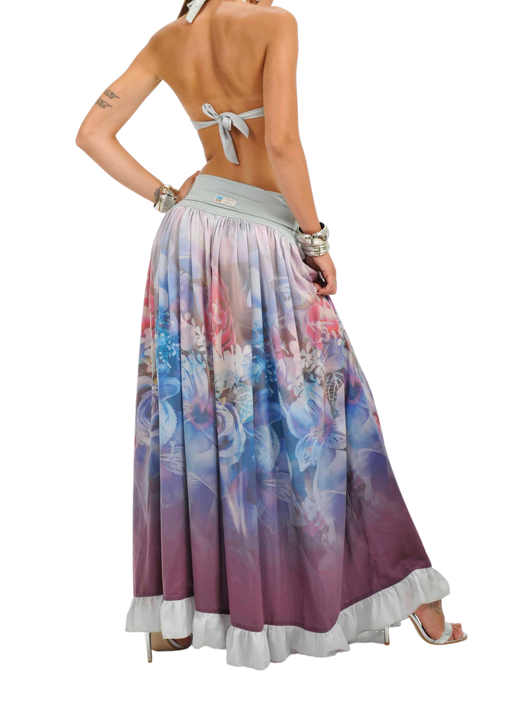 Purple Spring Boho Chic Skirt - Scalzi&Pareati