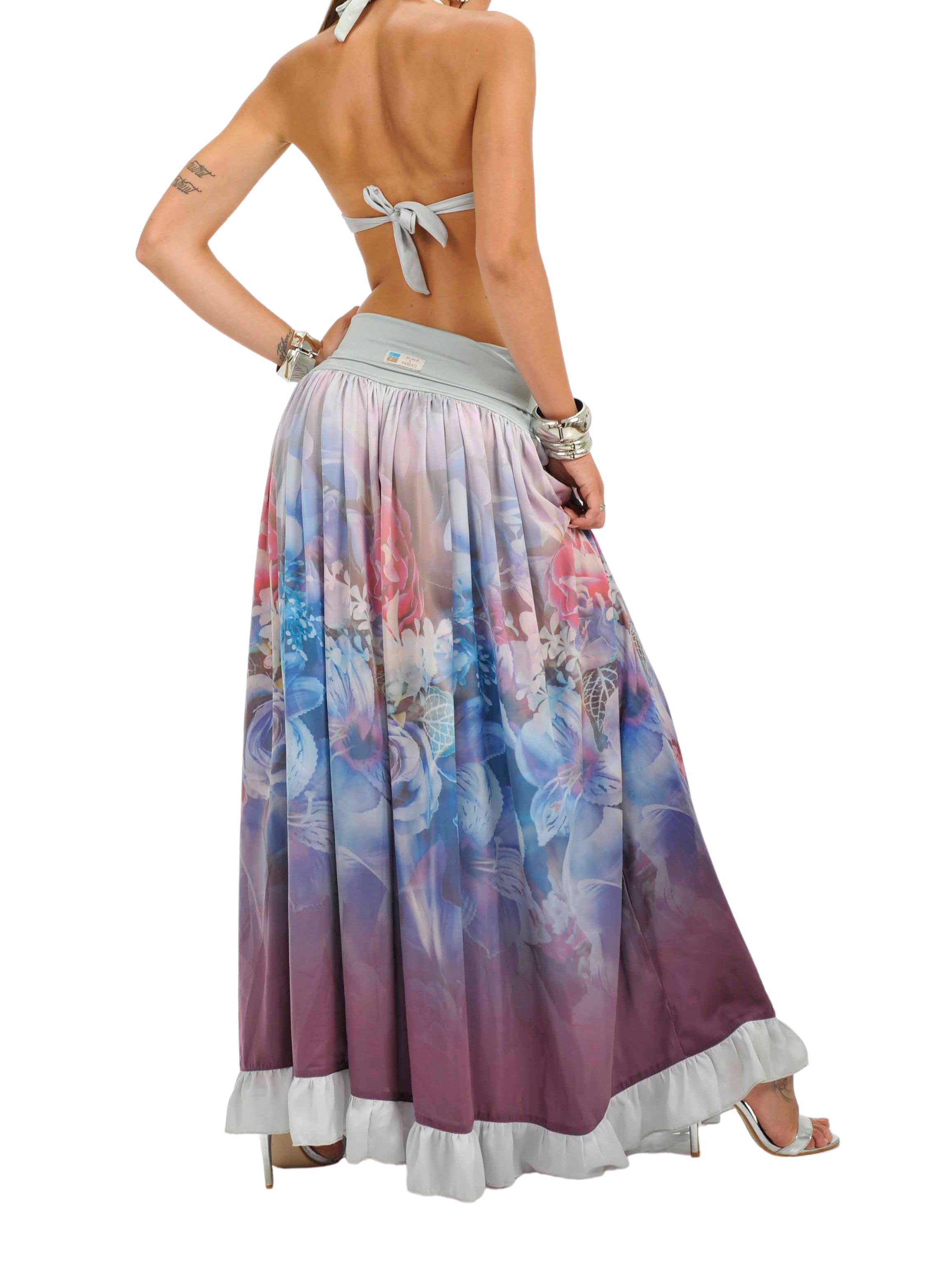 Purple Spring Boho Chic Skirt - Scalzi&Pareati