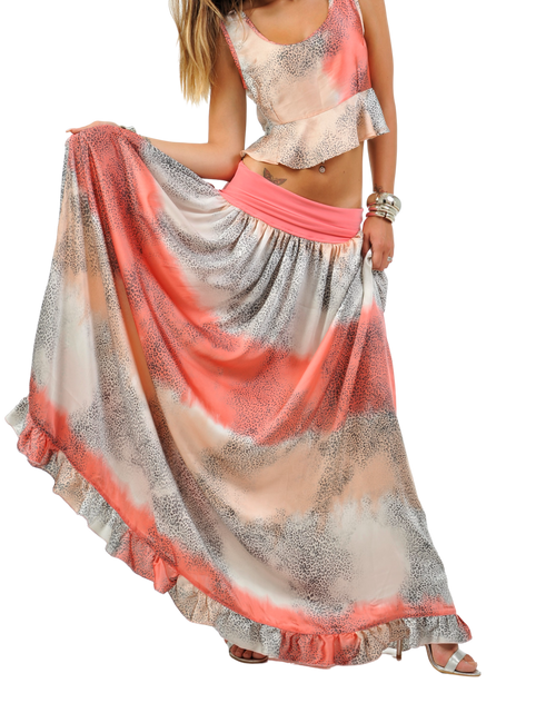 Coral Boho Skirt - Scalzi&Pareati
