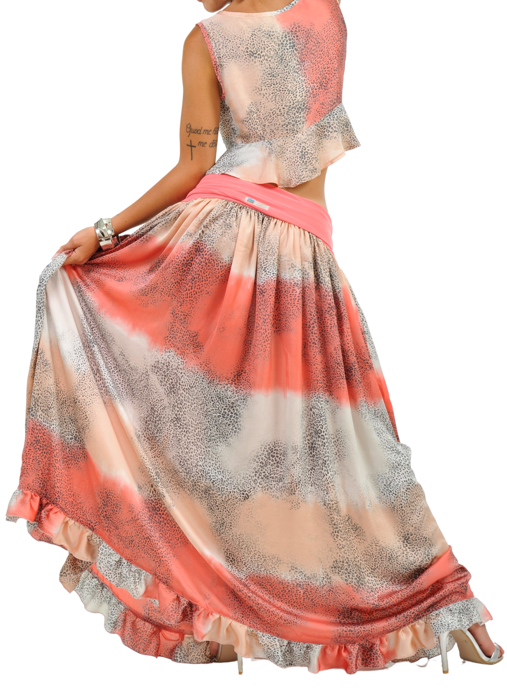 Coral Boho Skirt - Scalzi&Pareati
