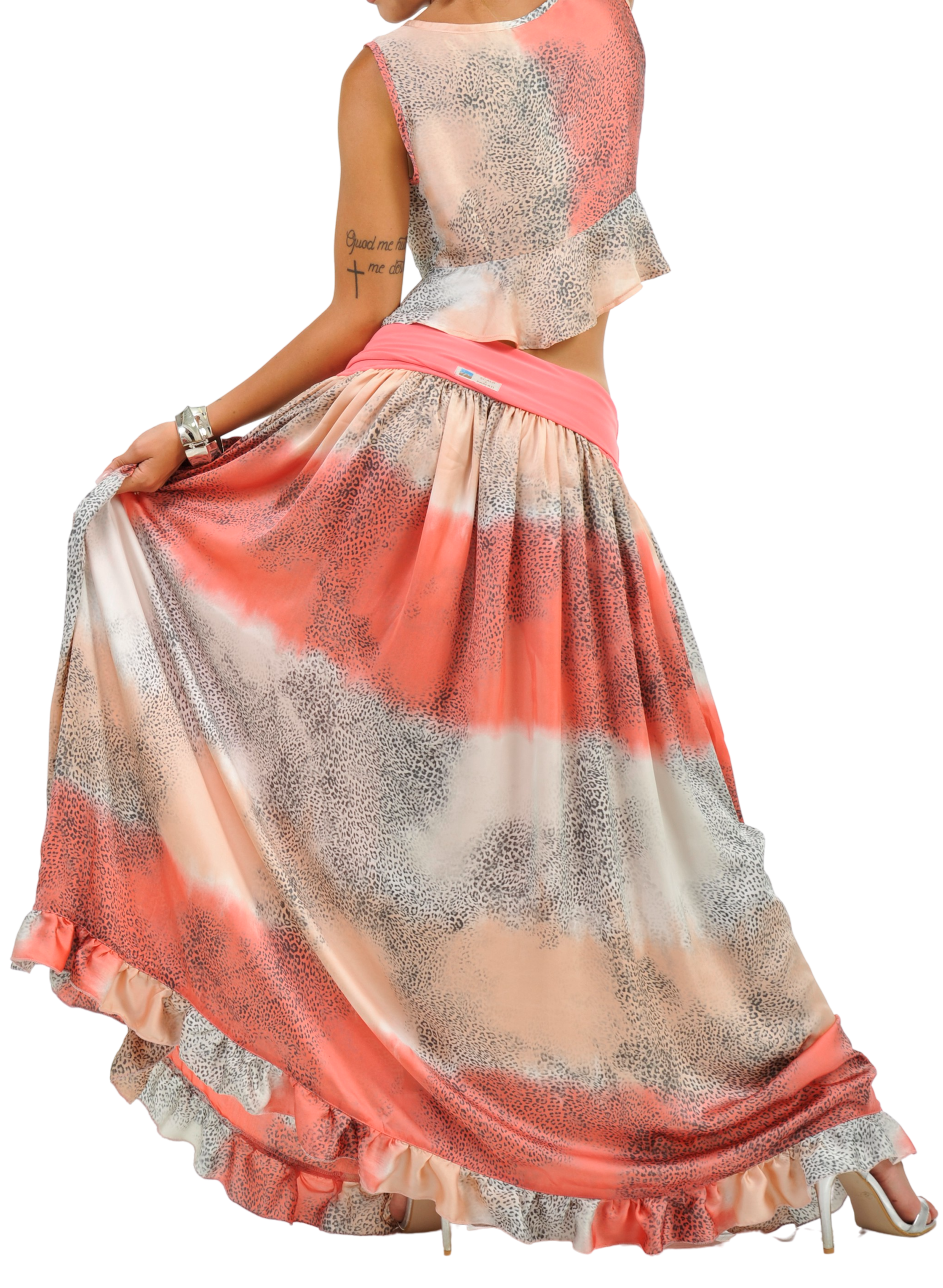 Coral Boho Skirt - Scalzi&Pareati