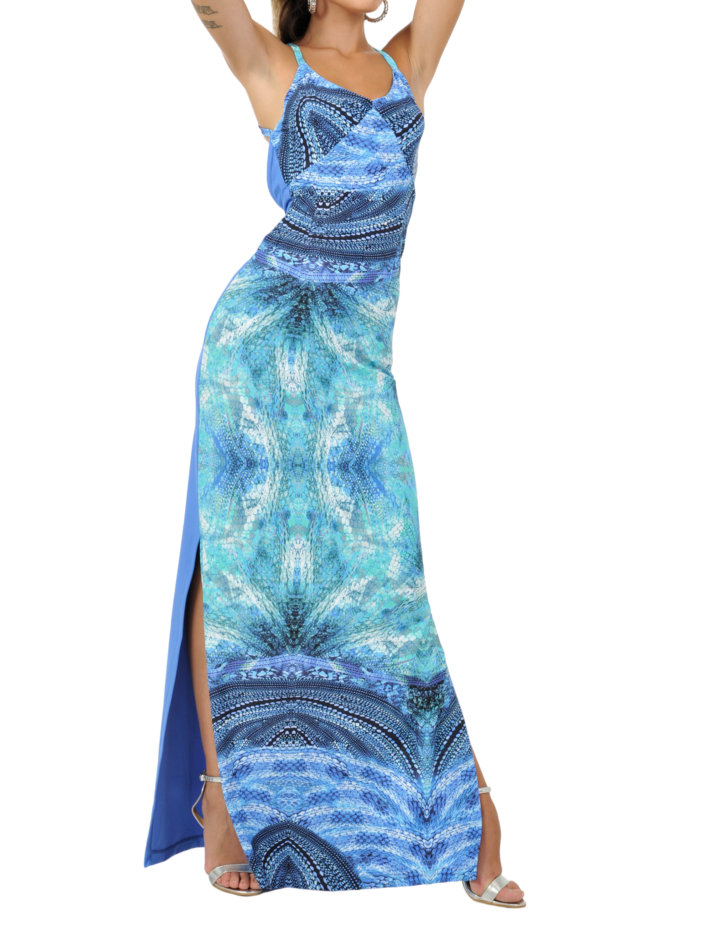 Blue Ocean Long Dress - Scalzi&Pareati