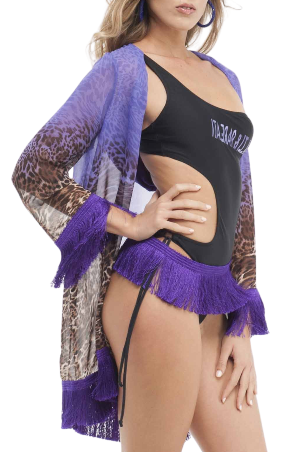 Leopard Short Beachrobe - Scalzi&Pareati