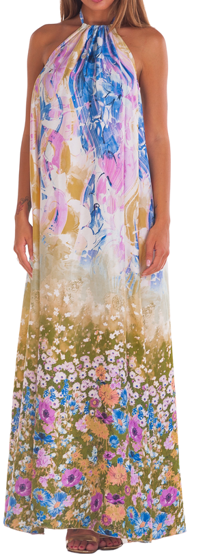 Yellow Floral Dress - Scalzi&Pareati