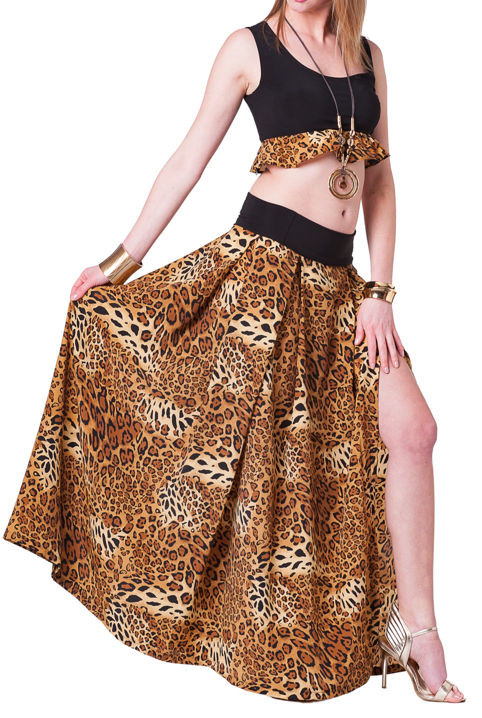 Leopard Gipsy Skirt - Scalzi&Pareati
