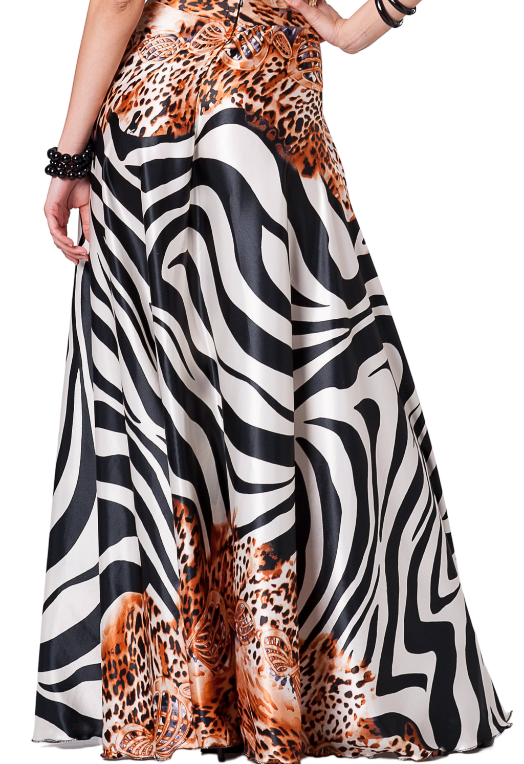 Bronze Zebra Dress - Scalzi&Pareati