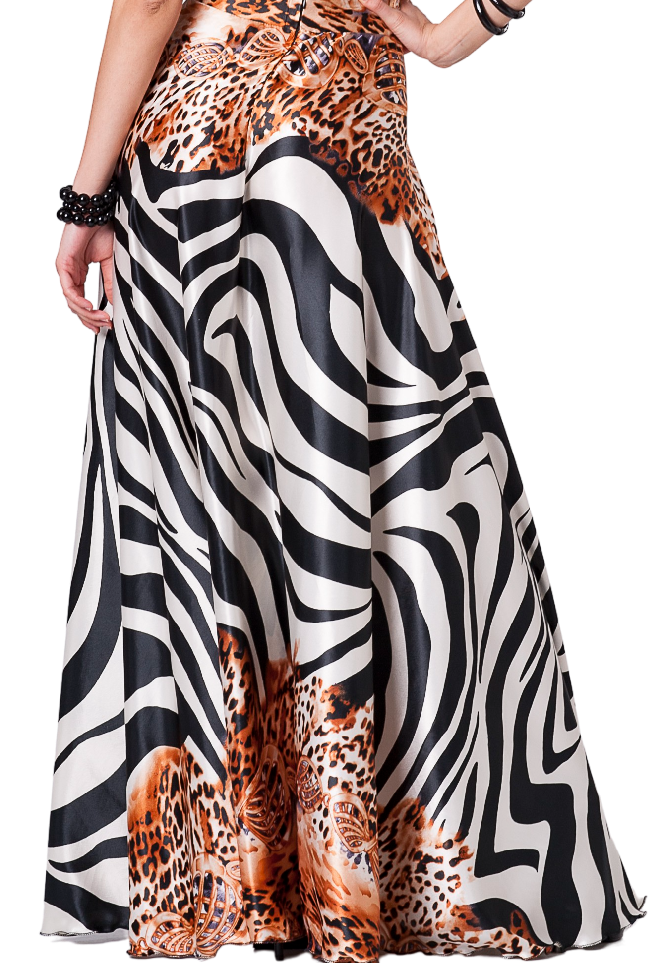 Bronze Zebra Dress - Scalzi&Pareati