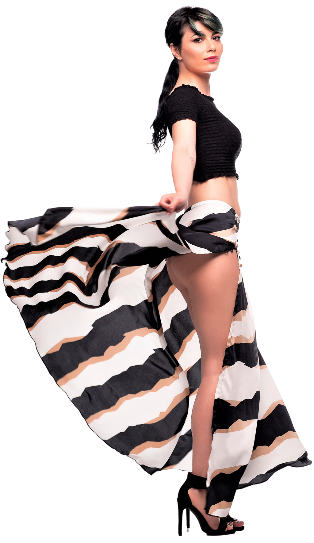 Optical Pareo Skirt - Scalzi&Pareati