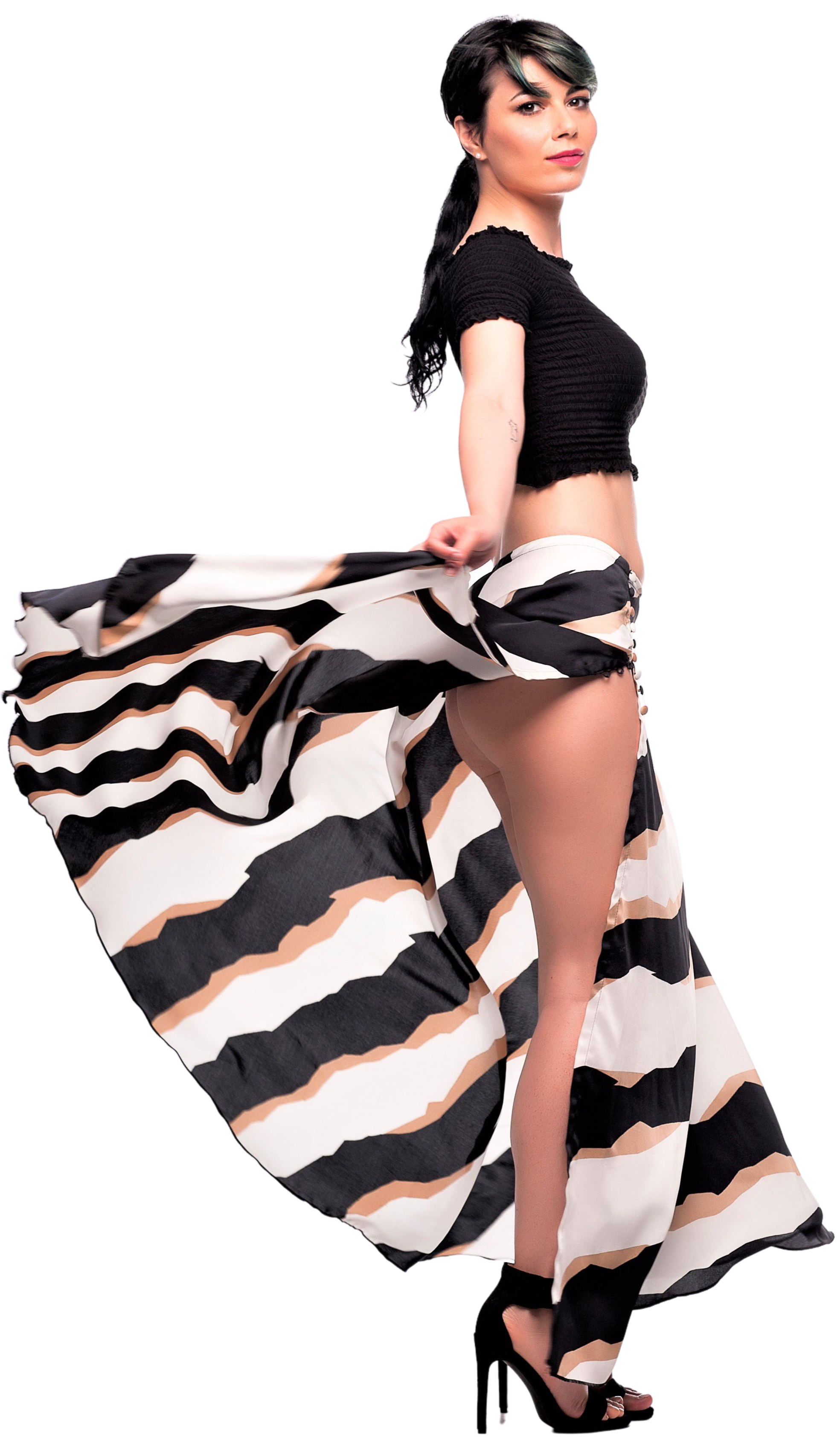 Optical Pareo Skirt - Scalzi&Pareati