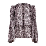 Miniabito Leopardo Argento