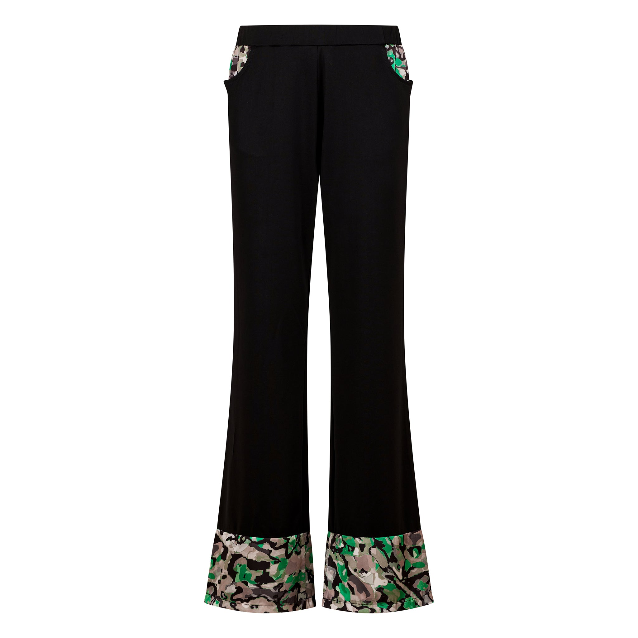 Pantaloni Solid Black