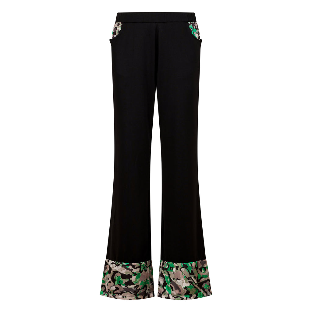 Pantaloni Solid Black