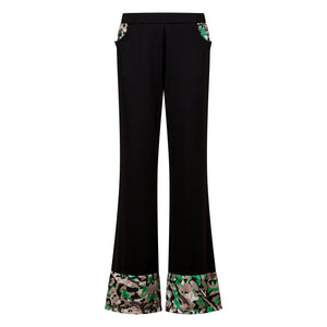 Pantaloni Solid Black