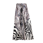 Silver Zebra Pareo Skirt