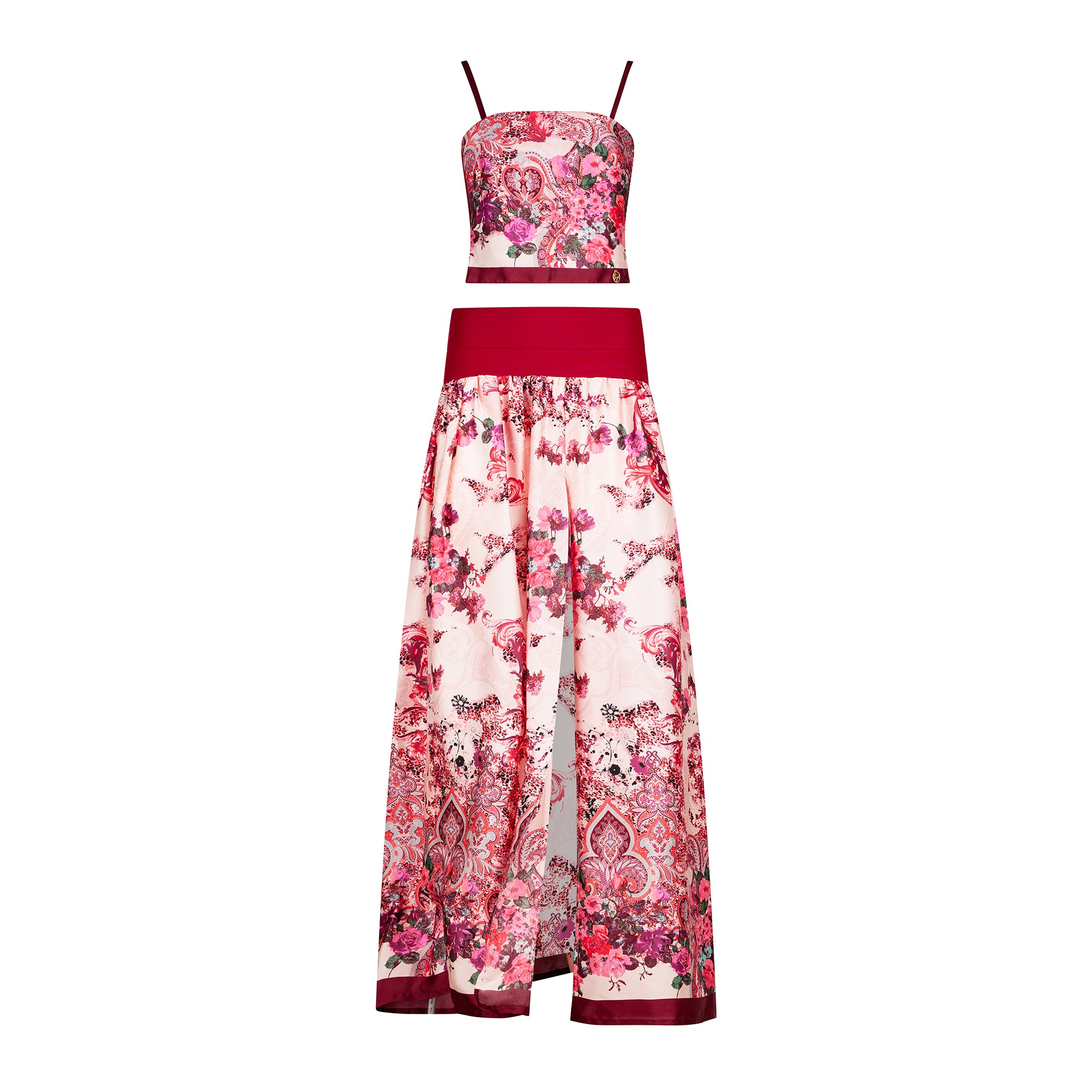 Outfit Boho Giardino Rosso