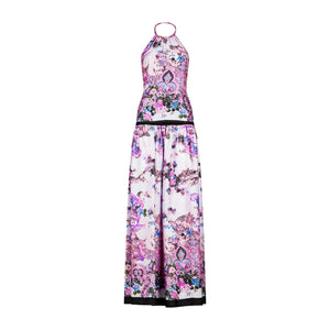 Pink Garden Boho Skirt