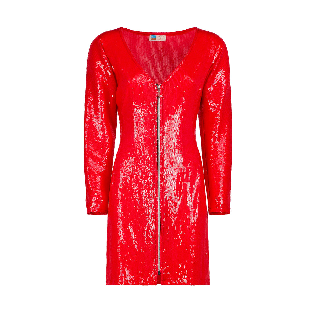 Sparkly Coral Dress