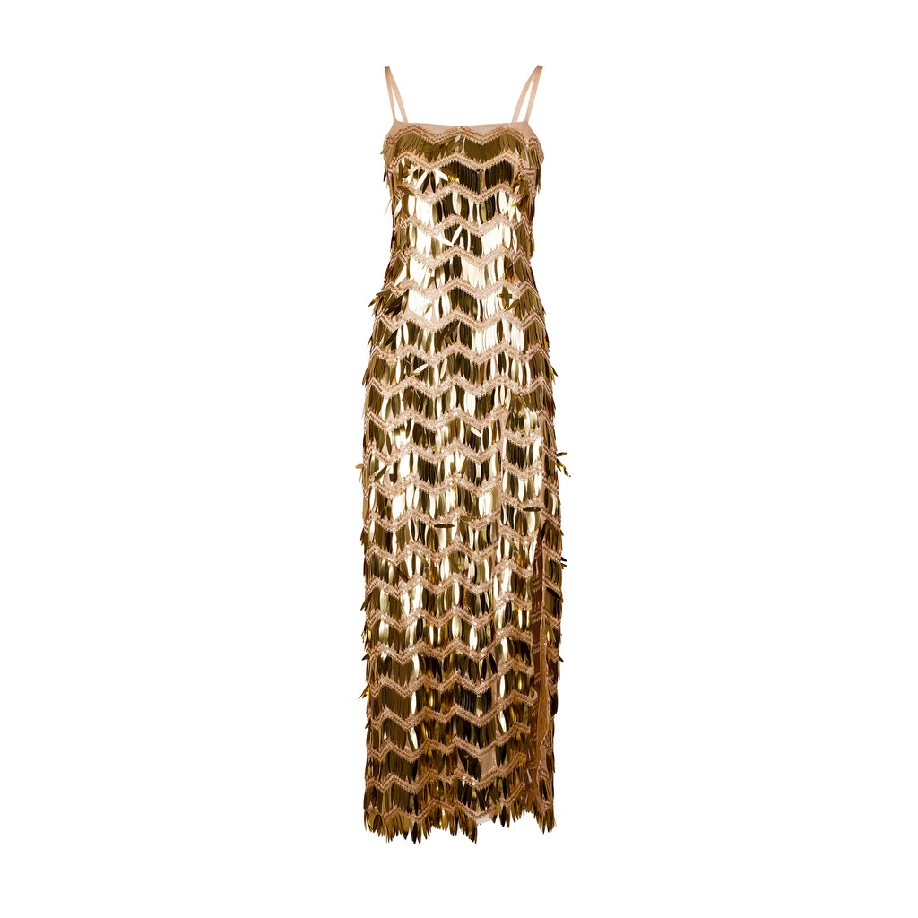 Gold Drop Dress