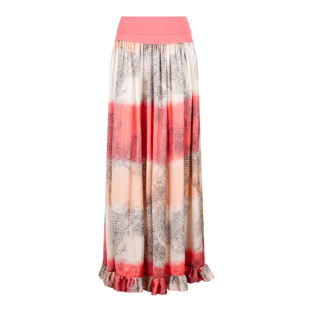 Coral Boho Skirt